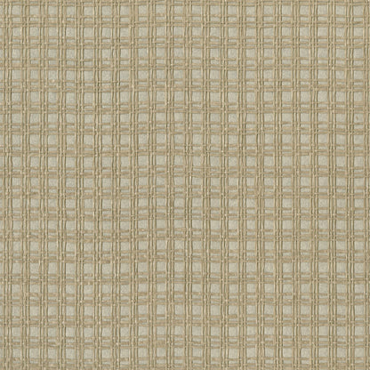 Kenneth James Kori Khaki Grasscloth Wallpaper, 36-in by 24-ft