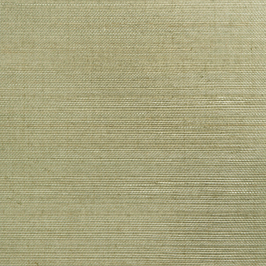 Kenneth James Mutei Sage Grasscloth Wallpaper, 36-in by 24-ft