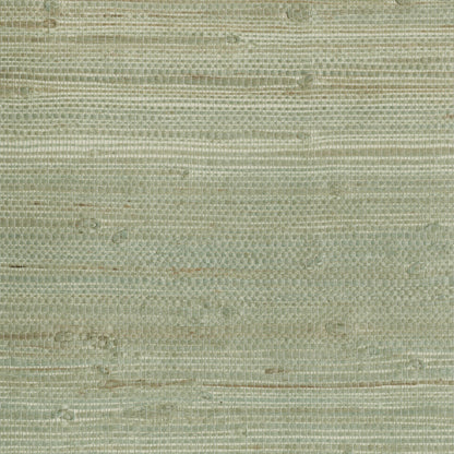 Kenneth James Myogen Golden Green Grasscloth Wallpaper, 36-in by 24-ft