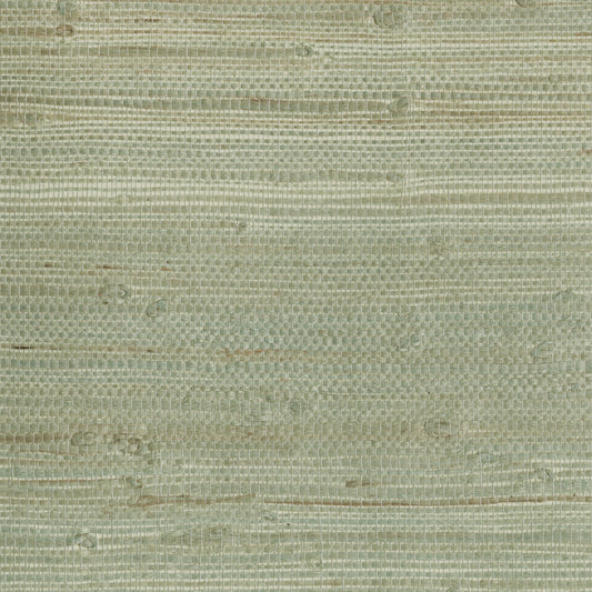 Kenneth James Myogen Golden Green Grasscloth Wallpaper, 36-in by 24-ft