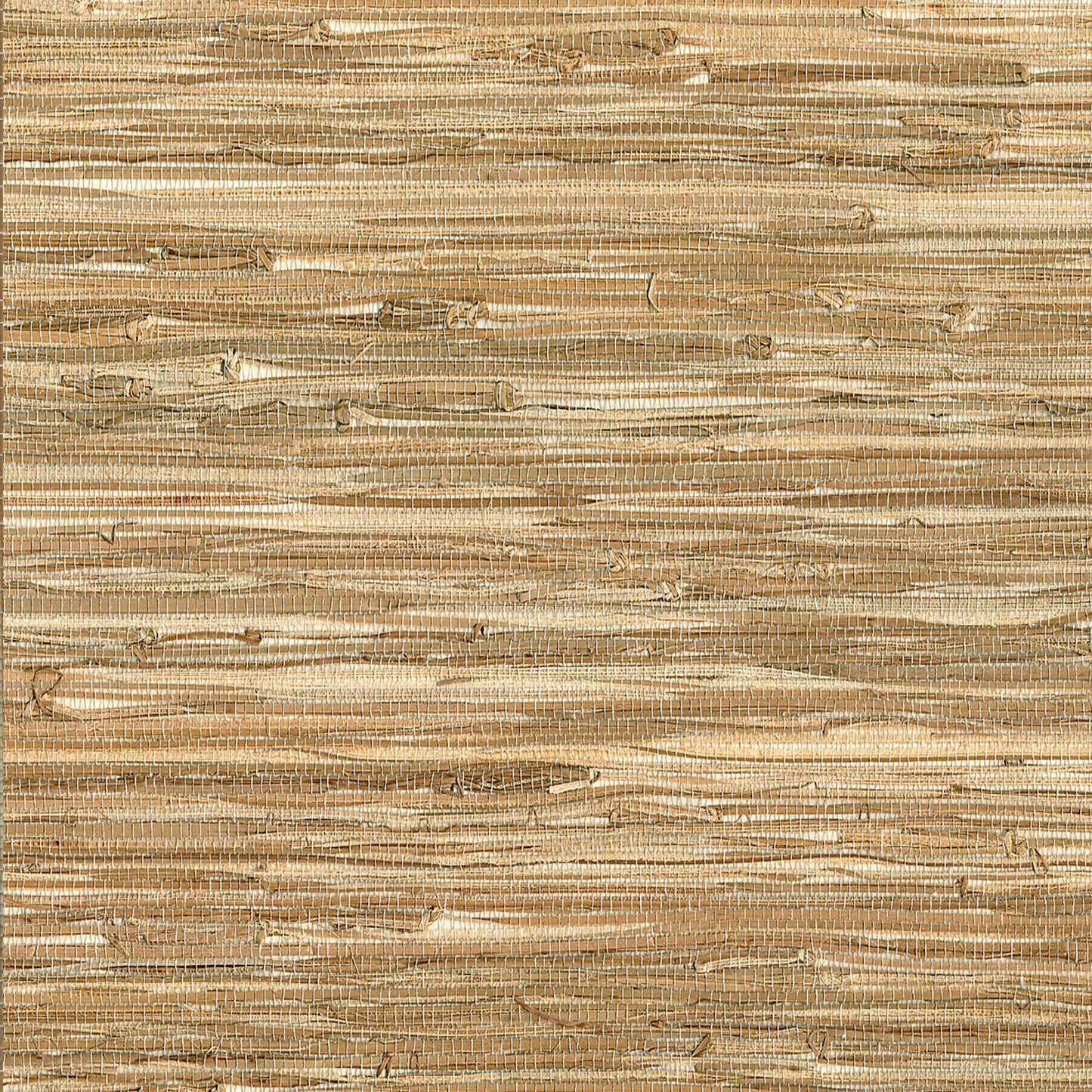 Kenneth James Meho Neutral Grasscloth Wallpaper, 36-in by 24-ft