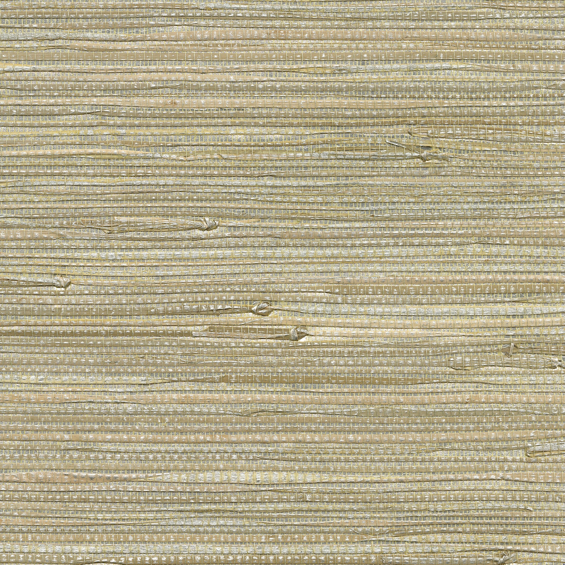 Kenneth James Iriga Platinum Grasscloth Wallpaper, 36-in by 24-ft