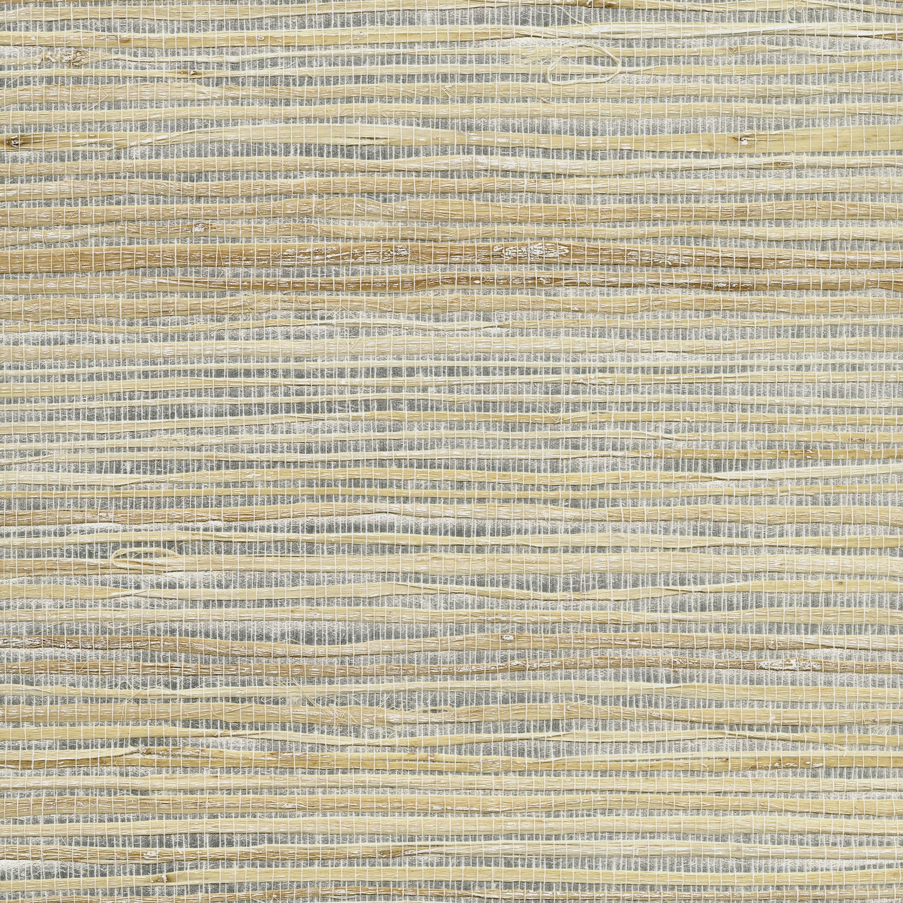 Kenneth James Luzhou Silver Grasscloth Wallpaper, 36-in by 24-ft