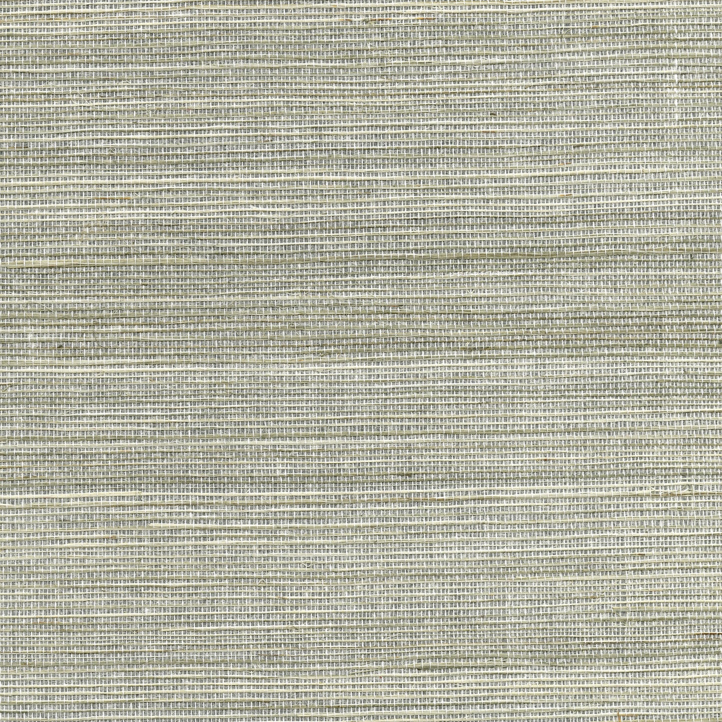 Kenneth James Nathan Silver Grasscloth Wallpaper, 36-in by 24-ft