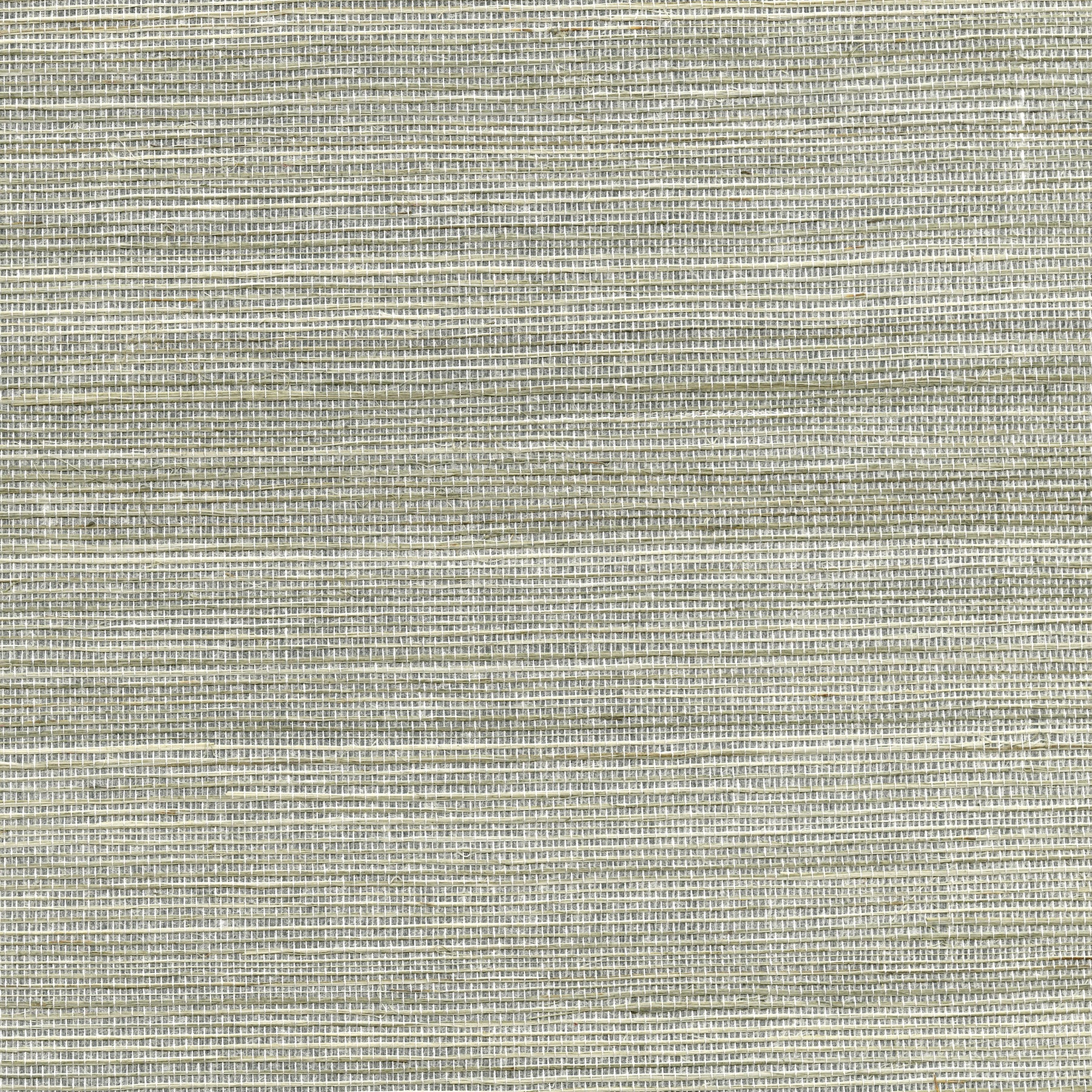 Kenneth James Nathan Silver Grasscloth Wallpaper, 36-in by 24-ft