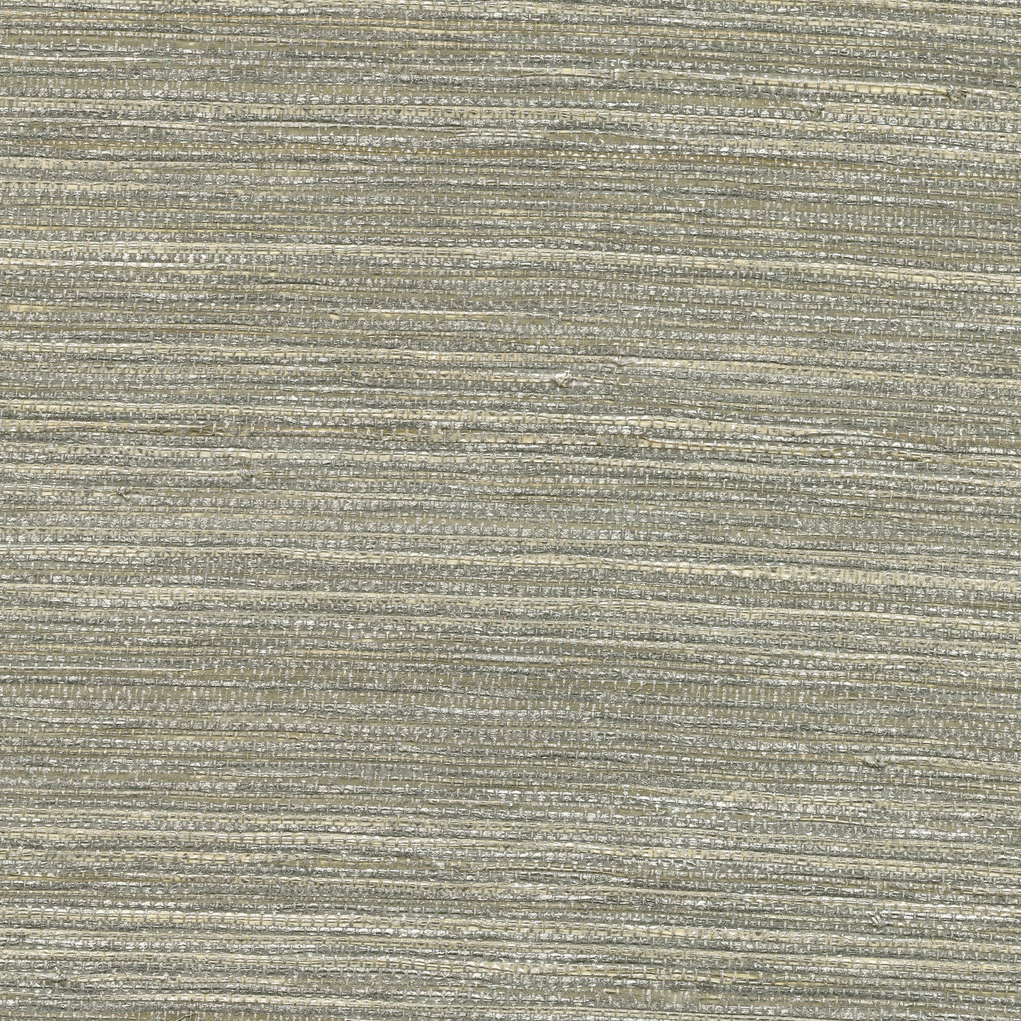 Kenneth James Liaohe Silver Grasscloth Wallpaper, 36-in by 24-ft