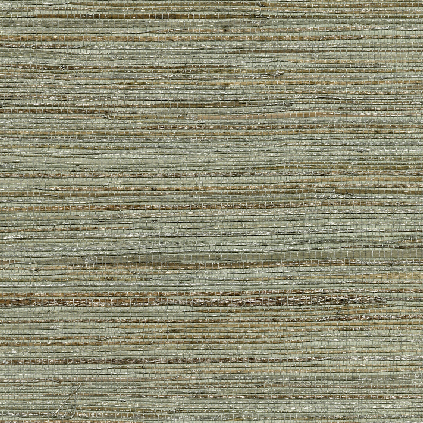 Kenneth James Shandong Sea Green Grasscloth Wallpaper, 36-in by 24-ft