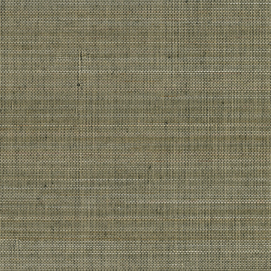 Kenneth James Nanking Brown Abaca Grasscloth Wallpaper, 36-in by 24-ft