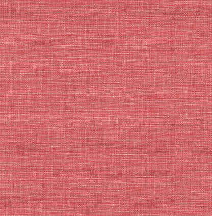 A-Street Prints Exhale Coral Faux Grasscloth Wallpaper, 20.5-in by 33-ft