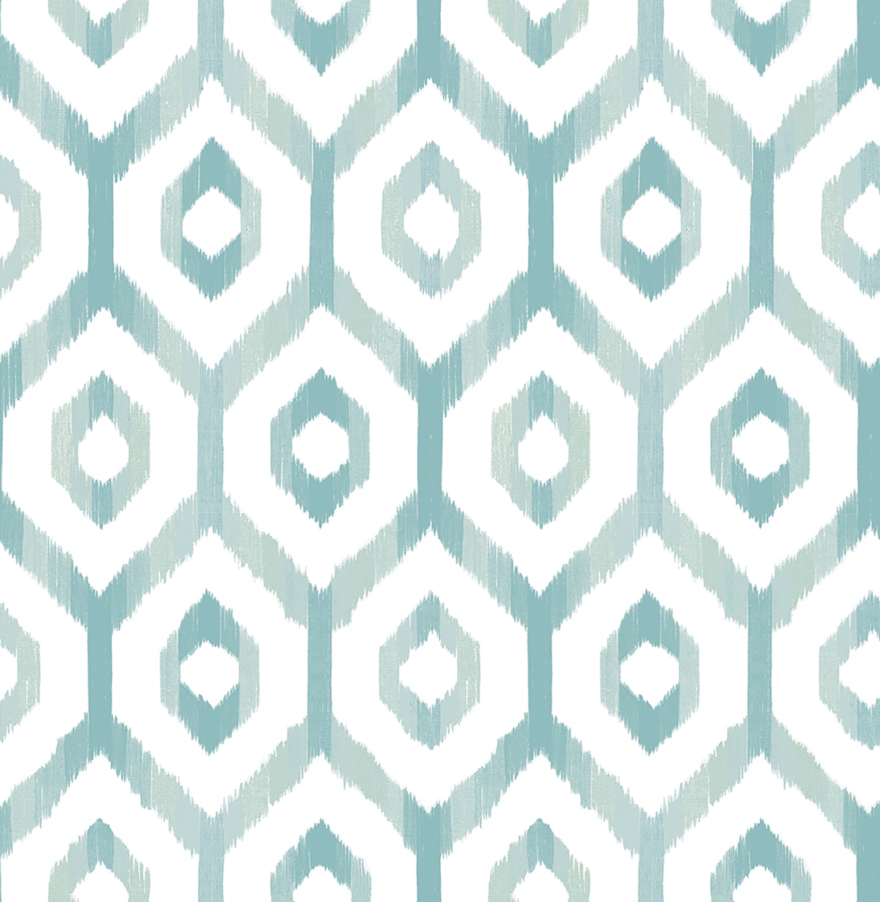 A-Street Prints Lucia Teal Diamond Wallpaper, 20.5-in by 33-ft