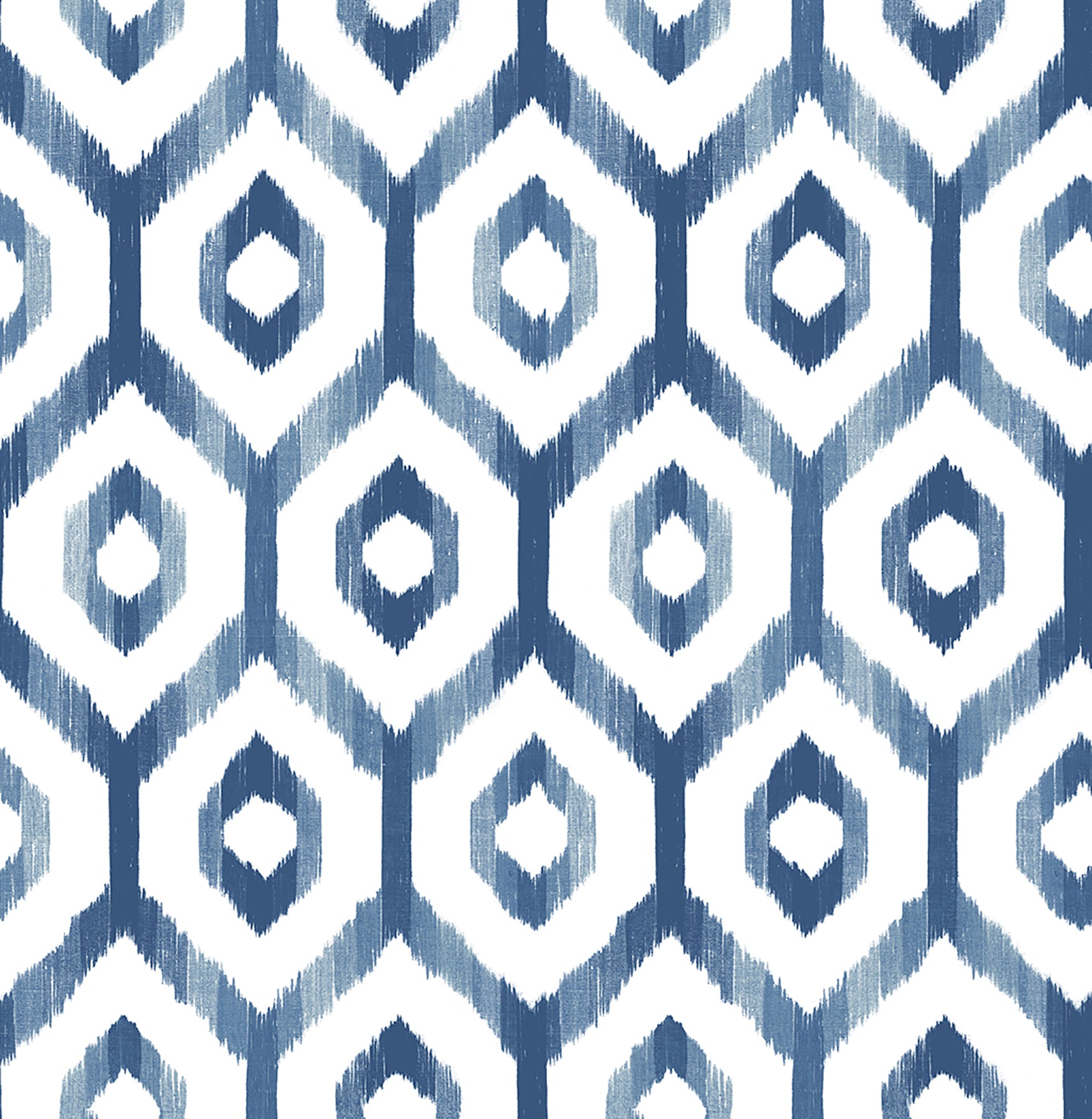 A-Street Prints Lucia Blue Diamond Wallpaper, 20.5-in by 33-ft