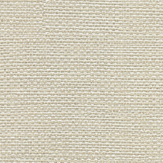 Warner Textures Bohemian Bling Off White Basketweave Wallpaper, 27-in by 27-ft