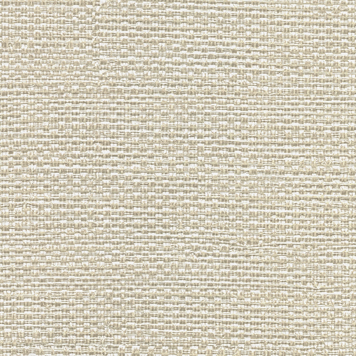 Warner Textures Bohemian Bling Off White Basketweave Wallpaper, 27-in by 27-ft