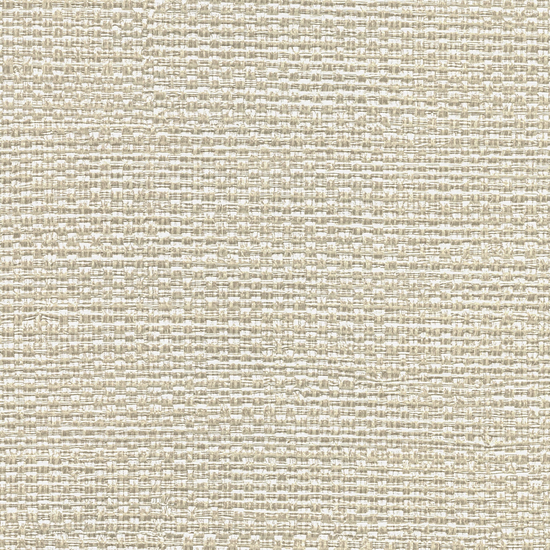 Warner Textures Bohemian Bling Off White Basketweave Wallpaper, 27-in by 27-ft