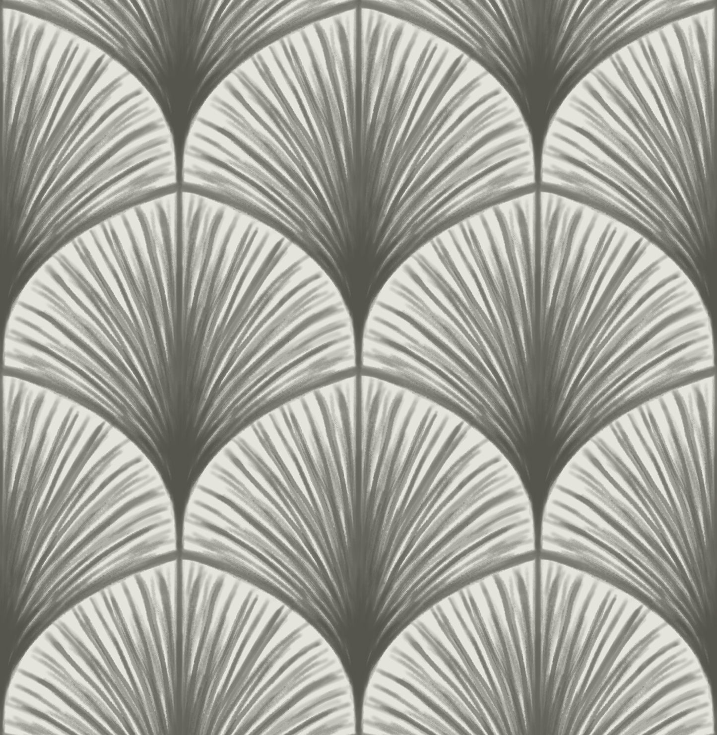 A-Street Prints Dusk Grey Frond Wallpaper, 20.5-in by 33-ft