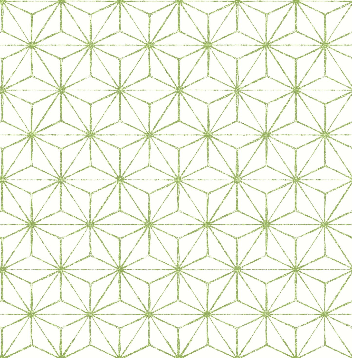 A-Street Prints Orion Green Geometric Wallpaper, 20.5-in by 33-ft