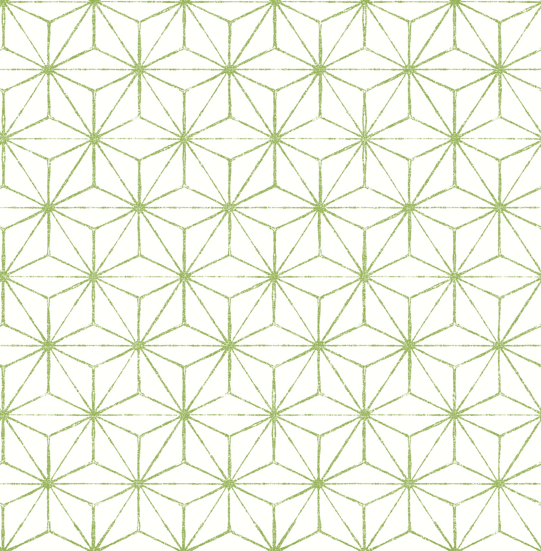 A-Street Prints Orion Green Geometric Wallpaper, 20.5-in by 33-ft