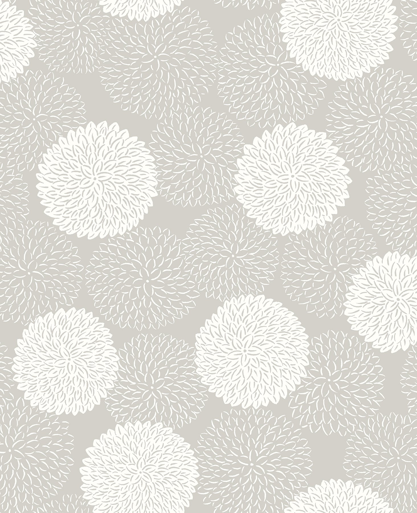 A-Street Prints Blithe Taupe Floral Wallpaper, 20.5-in by 33-ft