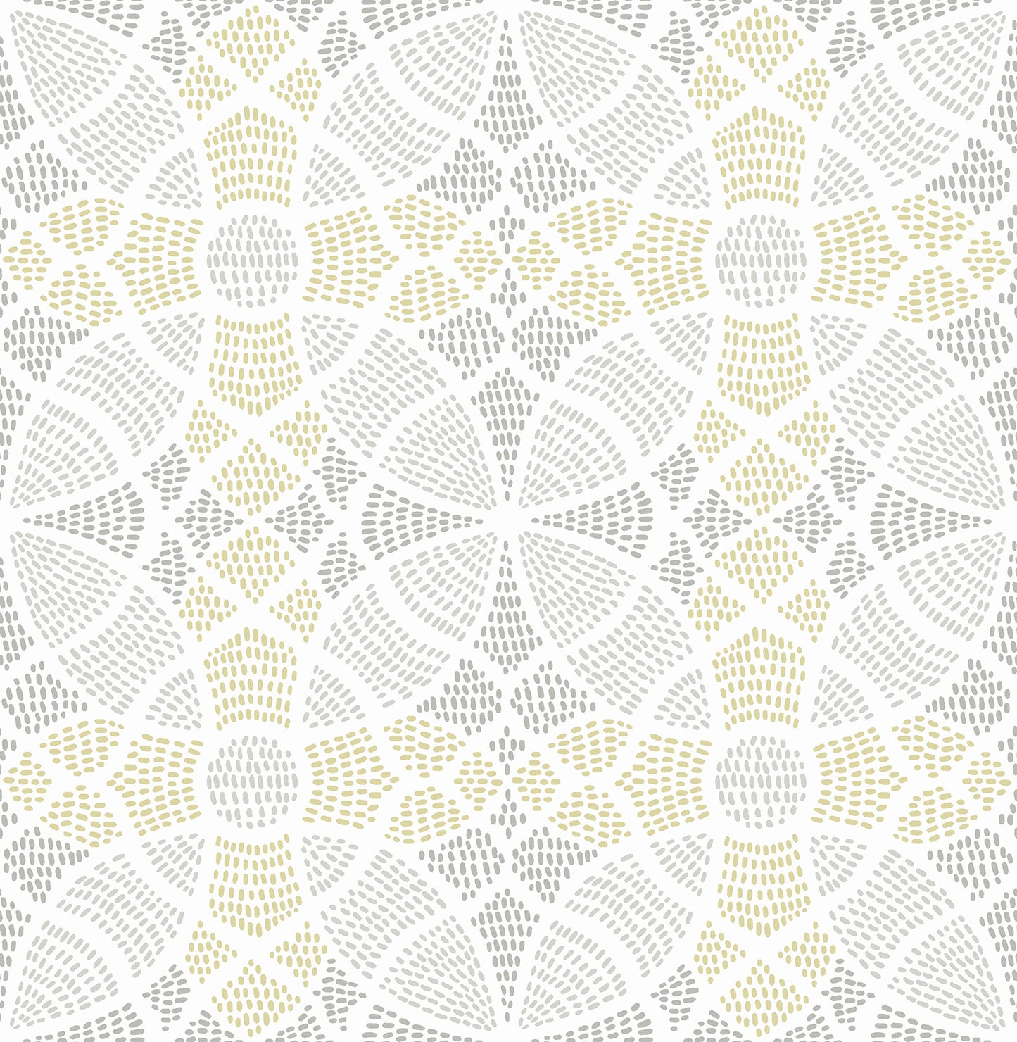 A-Street Prints Zazen Yellow Geometric Wallpaper, 20.5-in by 33-ft