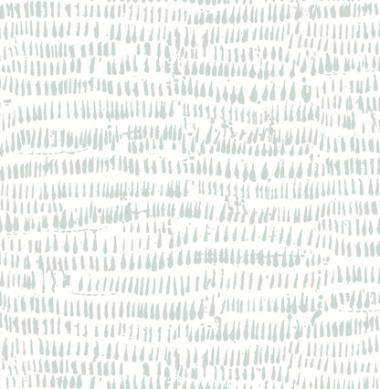 A-Street Prints Runes Seafoam Brushstrokes Wallpaper, 20.5-in by 33-ft