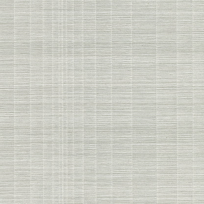 Warner Textures Pembrooke Light Grey Grey Stripe Wallpaper, 27-in by 27-ft