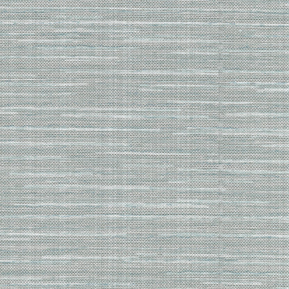 Warner Textures Bay Blue Linen Texture Wallpaper, 27-in by 27-ft