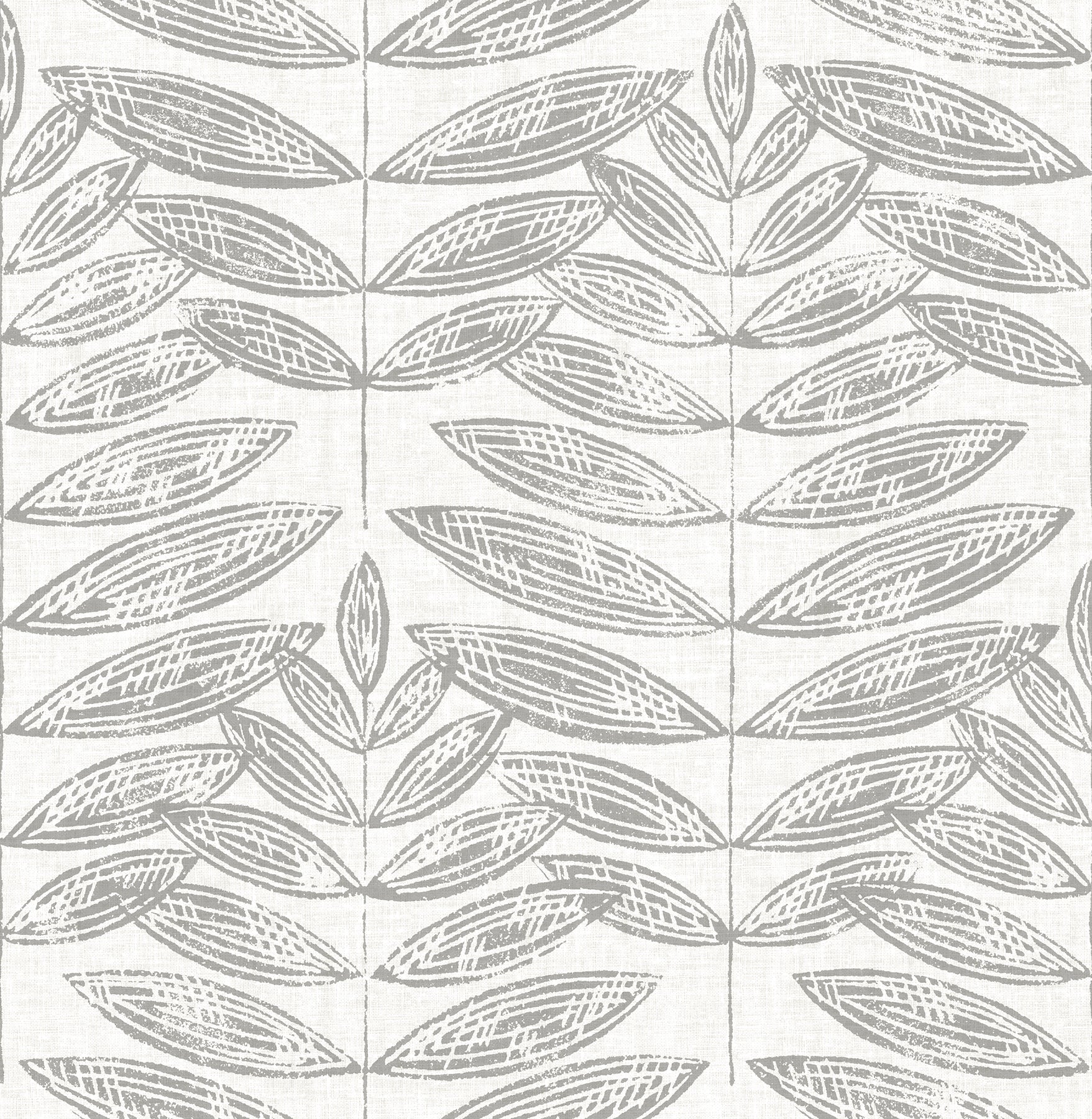 A-Street Prints Akira Dove Leaf Wallpaper, 20.5-in by 33-ft