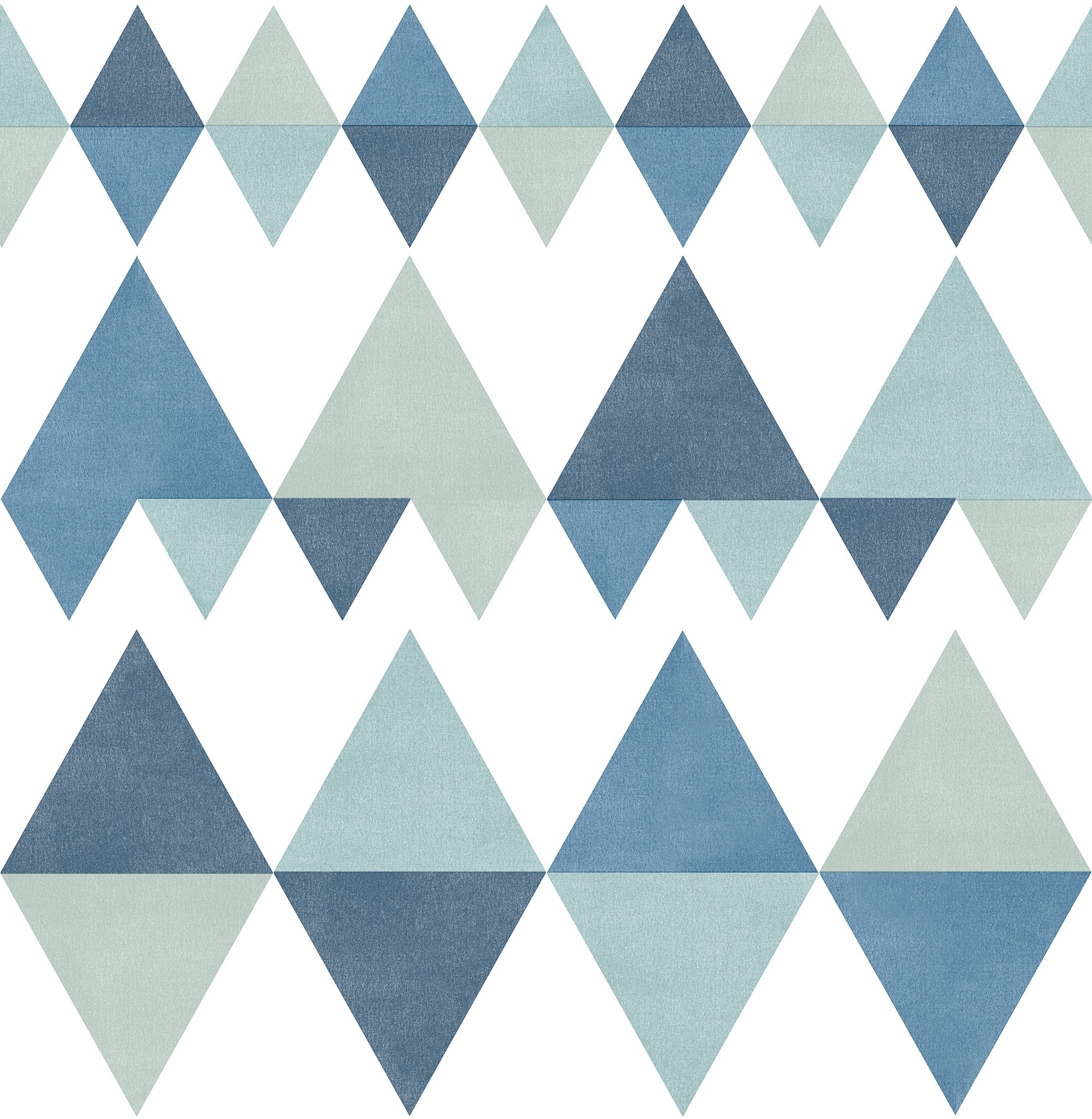 A-Street Prints Trilogy Blue Geometric Wallpaper, 20.5-in by 33-ft