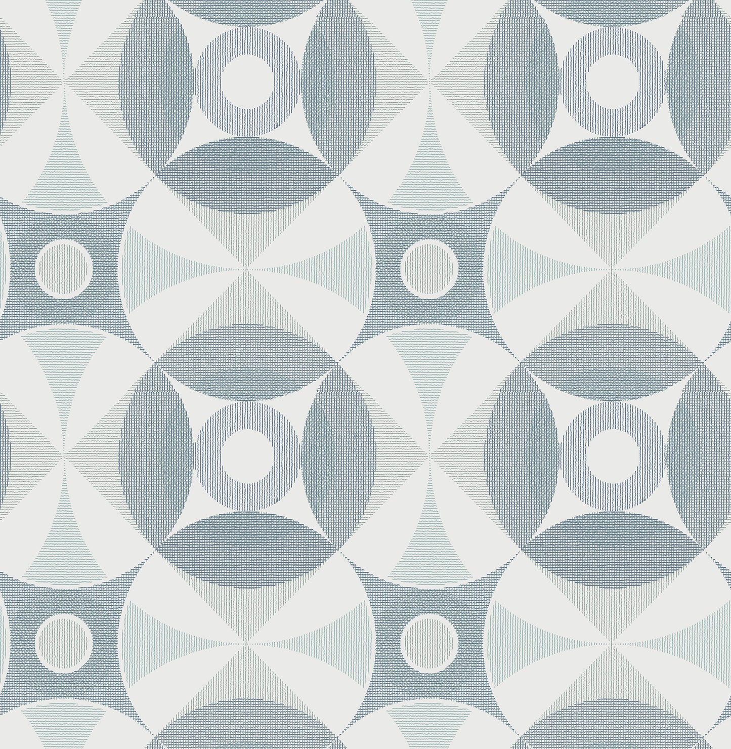 A-Street Prints Ellis Teal Geometric Wallpaper, 20.5-in by 33-ft