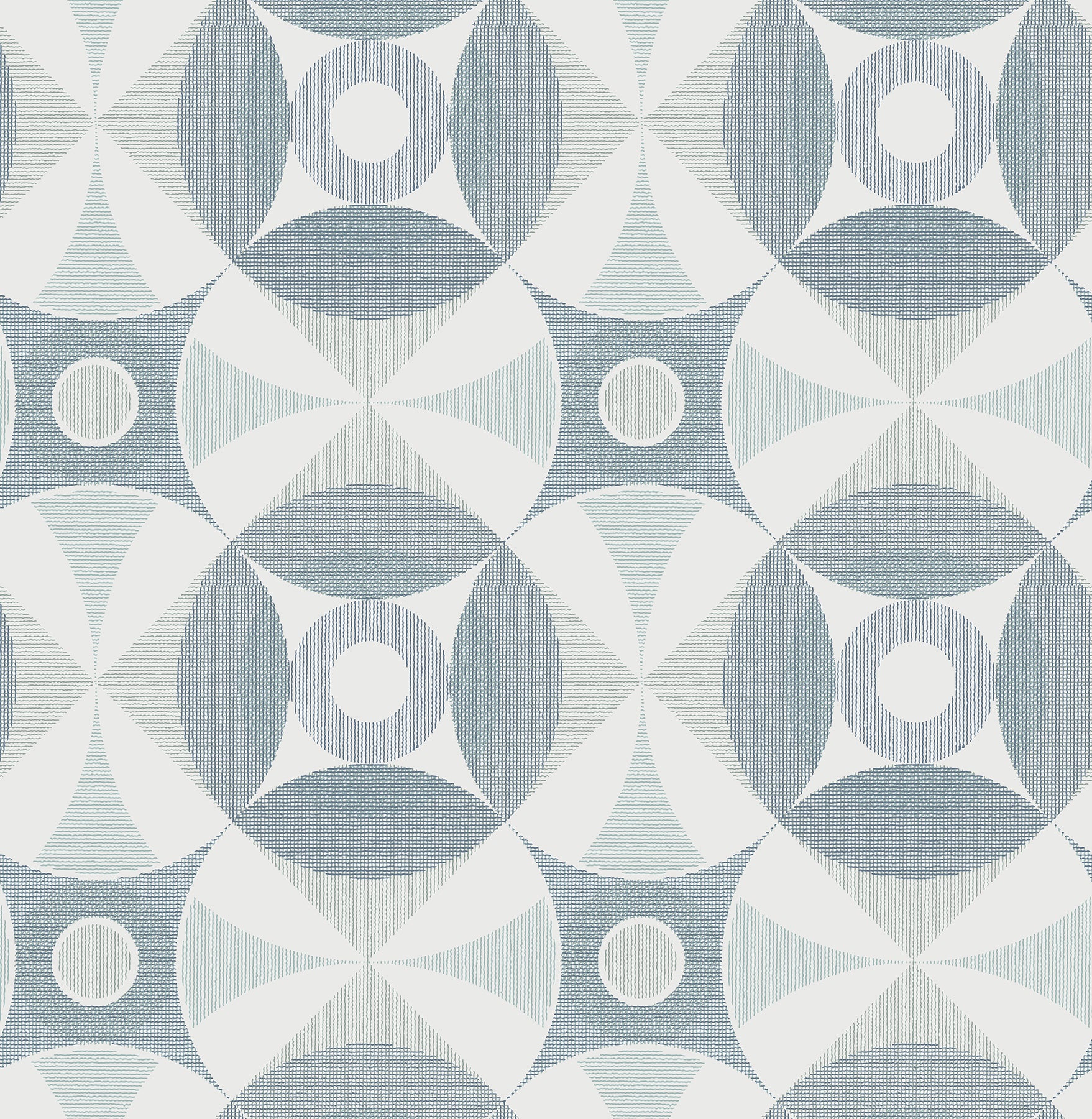 A-Street Prints Ellis Teal Geometric Wallpaper, 20.5-in by 33-ft