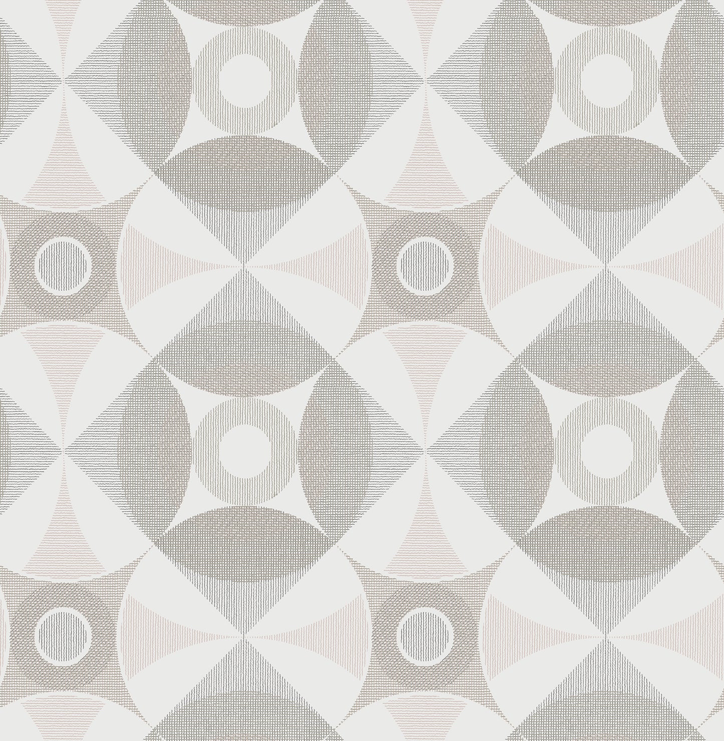 A-Street Prints Ellis Light Brown Geometric Wallpaper, 20.5-in by 33-ft