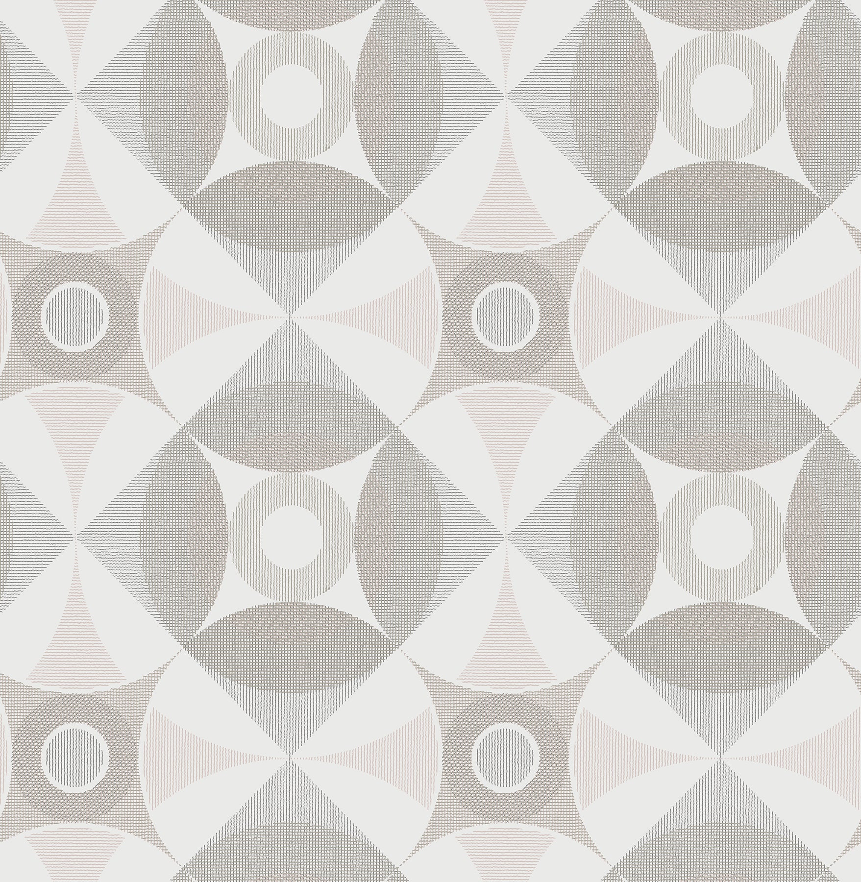 A-Street Prints Ellis Light Brown Geometric Wallpaper, 20.5-in by 33-ft