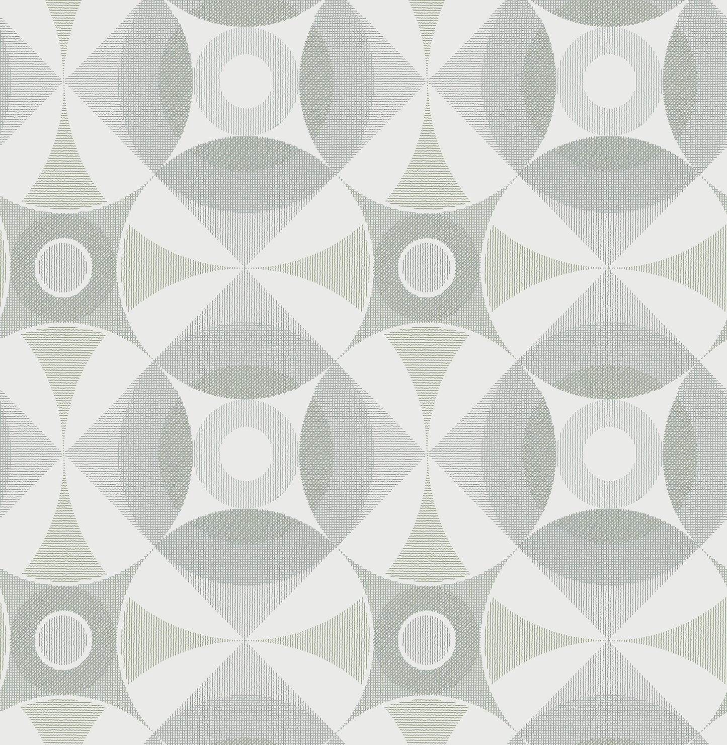 A-Street Prints Ellis Sage Geometric Wallpaper, 20.5-in by 33-ft