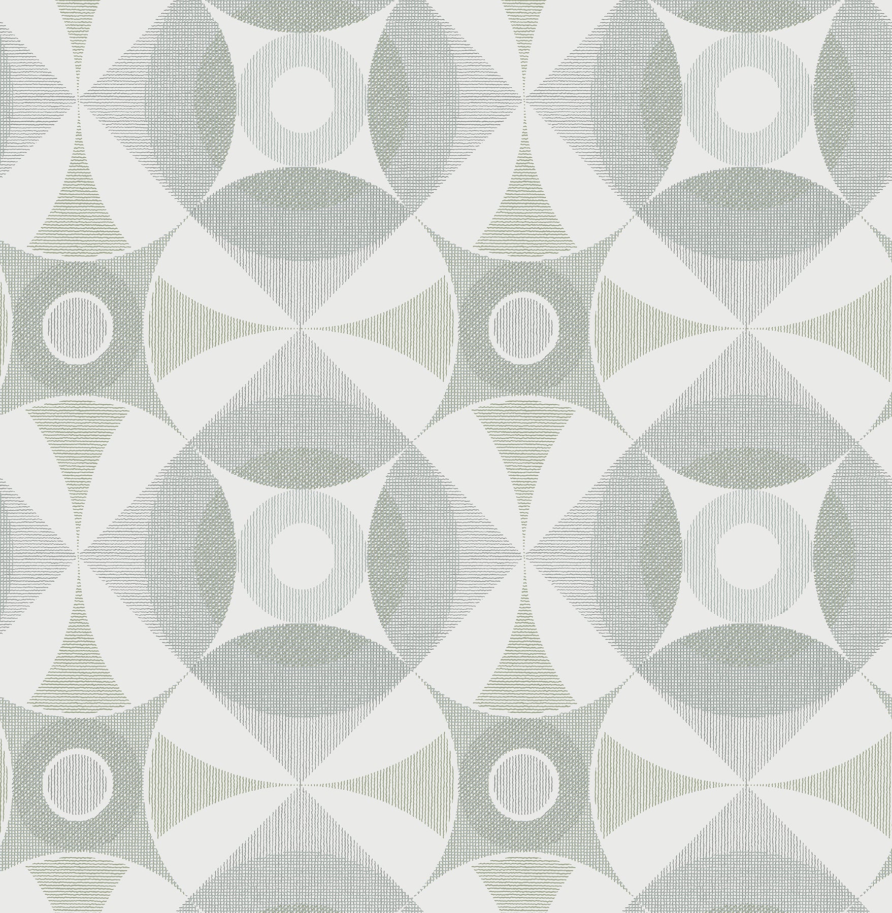 A-Street Prints Ellis Sage Geometric Wallpaper, 20.5-in by 33-ft