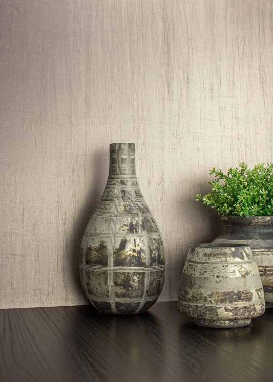 A-Street Prints Lustre Taupe Silk Weave Wallpaper, 41-in by 21-ft