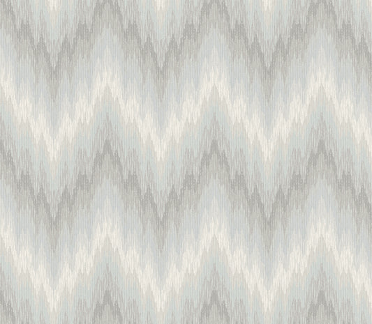 A-Street Prints Whistler Cream Ikat Texture Wallpaper, 52-in by 3-ft