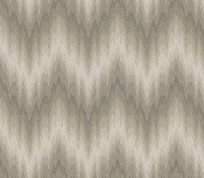 A-Street Prints Whistler Neutral Ikat Texture Wallpaper, 52-in by 3-ft