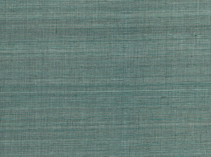 A-Street Prints Laem Teal Grasscloth Wallpaper, 36-in by 24-ft