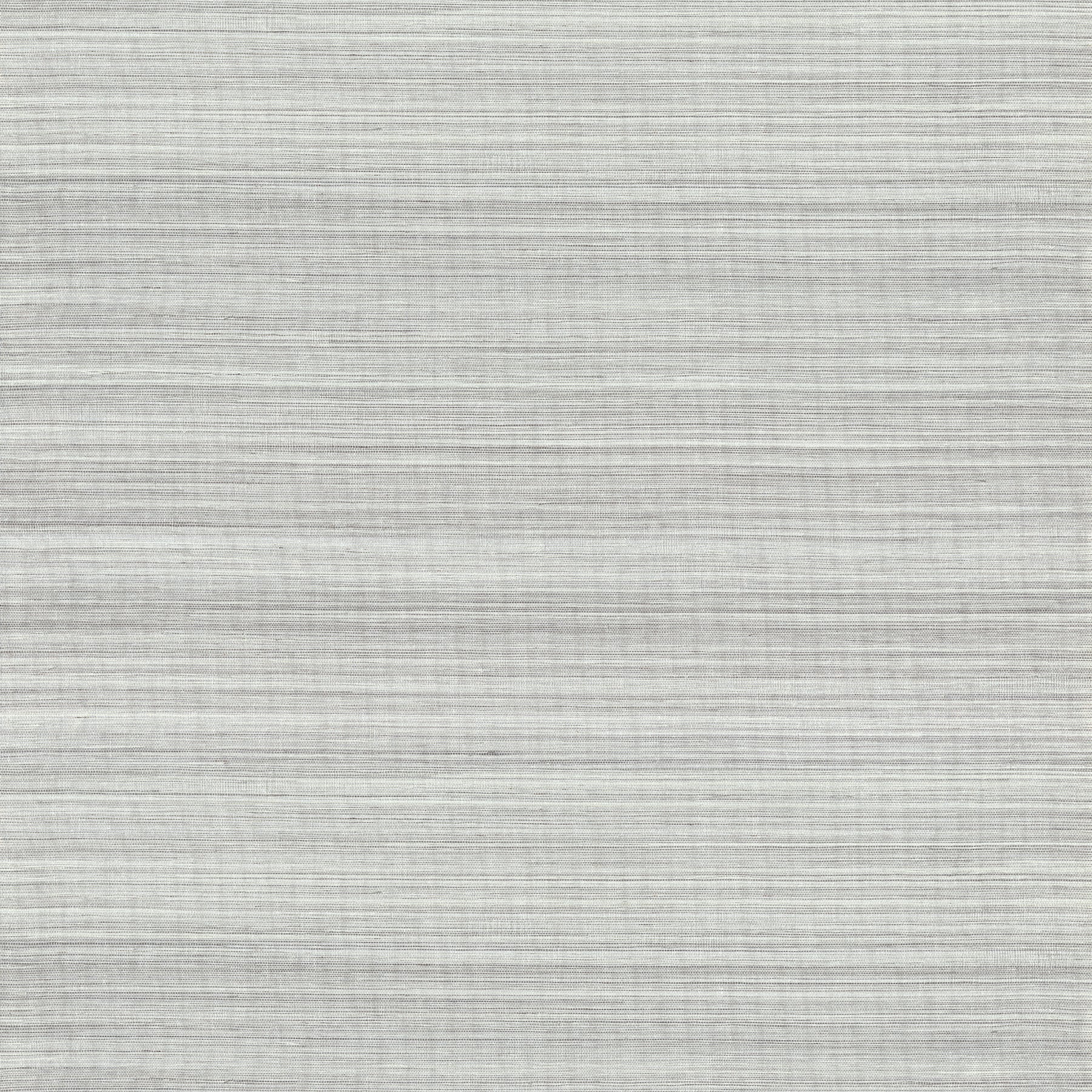 A-Street Prints Zoysia Platinum Grasscloth Wallpaper, 36-in by 24-ft