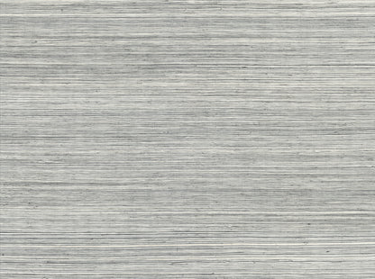 A-Street Prints Baishin Silver Grasscloth Wallpaper, 36-in by 24-ft