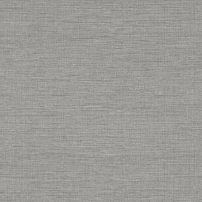 A-Street Prints Essence Grey Linen Texture Wallpaper, 27-in by 27-ft