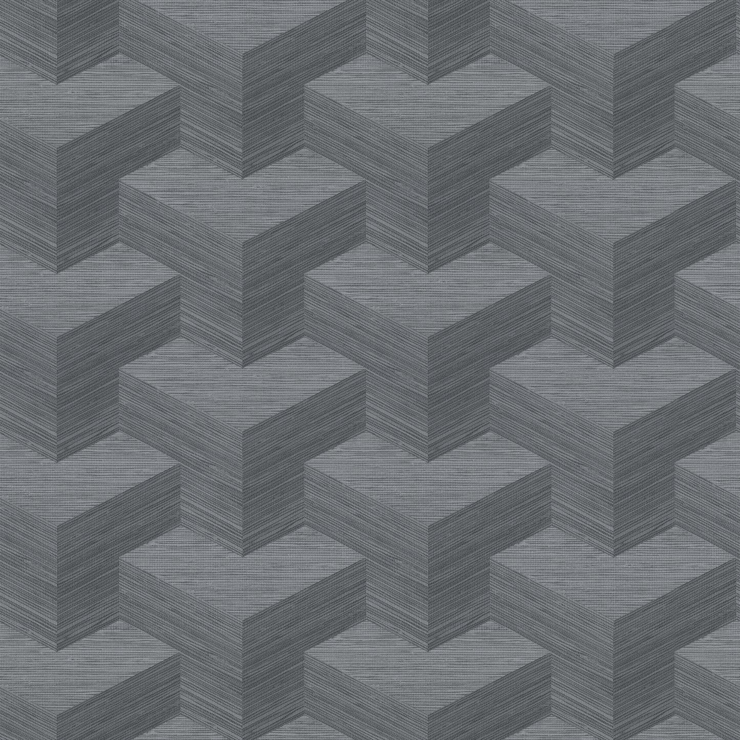 A-Street Prints Y Knot Slate Geometric Texture Wallpaper, 27-in by 27-ft