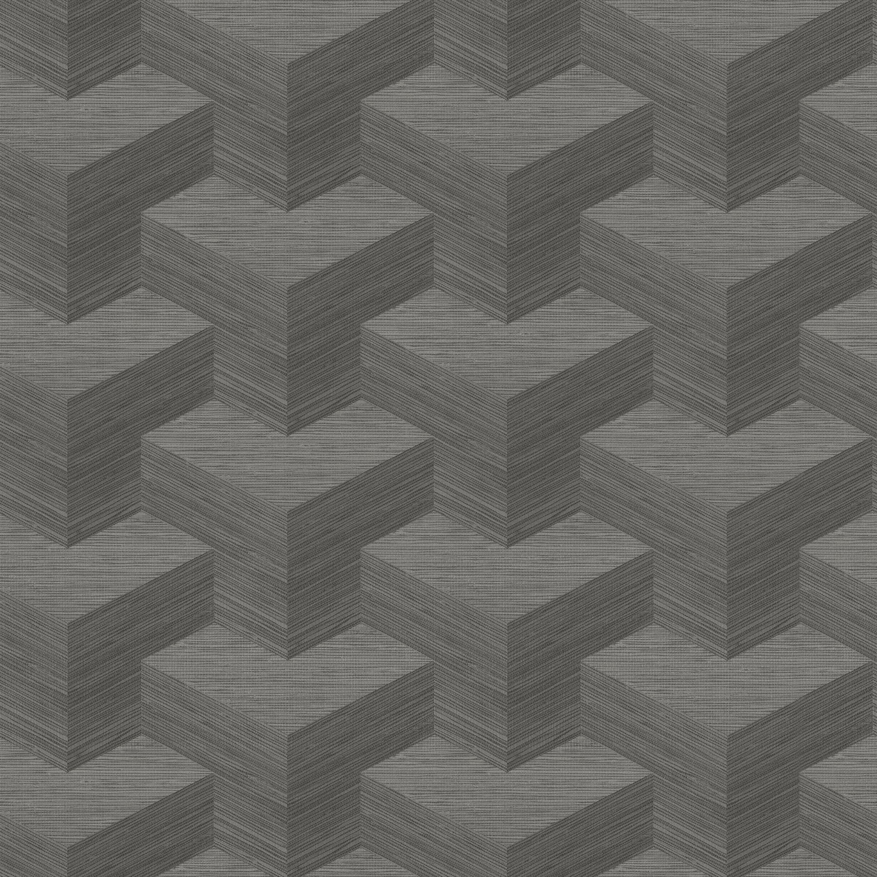 A-Street Prints Y Knot Grey Geometric Texture Wallpaper, 27-in by 27-ft