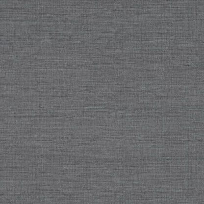 A-Street Prints Essence Dark Grey Linen Texture Wallpaper, 27-in by 27-ft