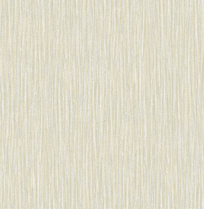 A-Street Prints Raffia Light Yellow Faux Grasscloth Wallpaper, 20.5-in by 33-ft