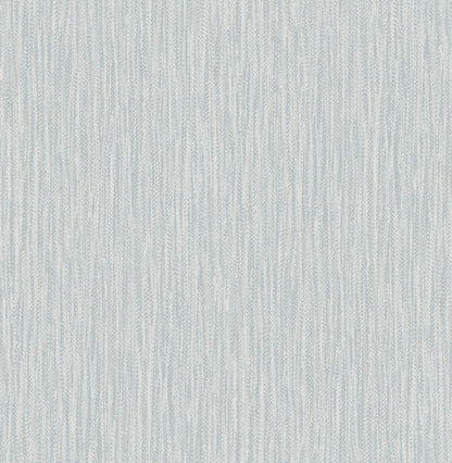 A-Street Prints Raffia Light Blue Faux Grasscloth Wallpaper, 20.5-in by 33-ft