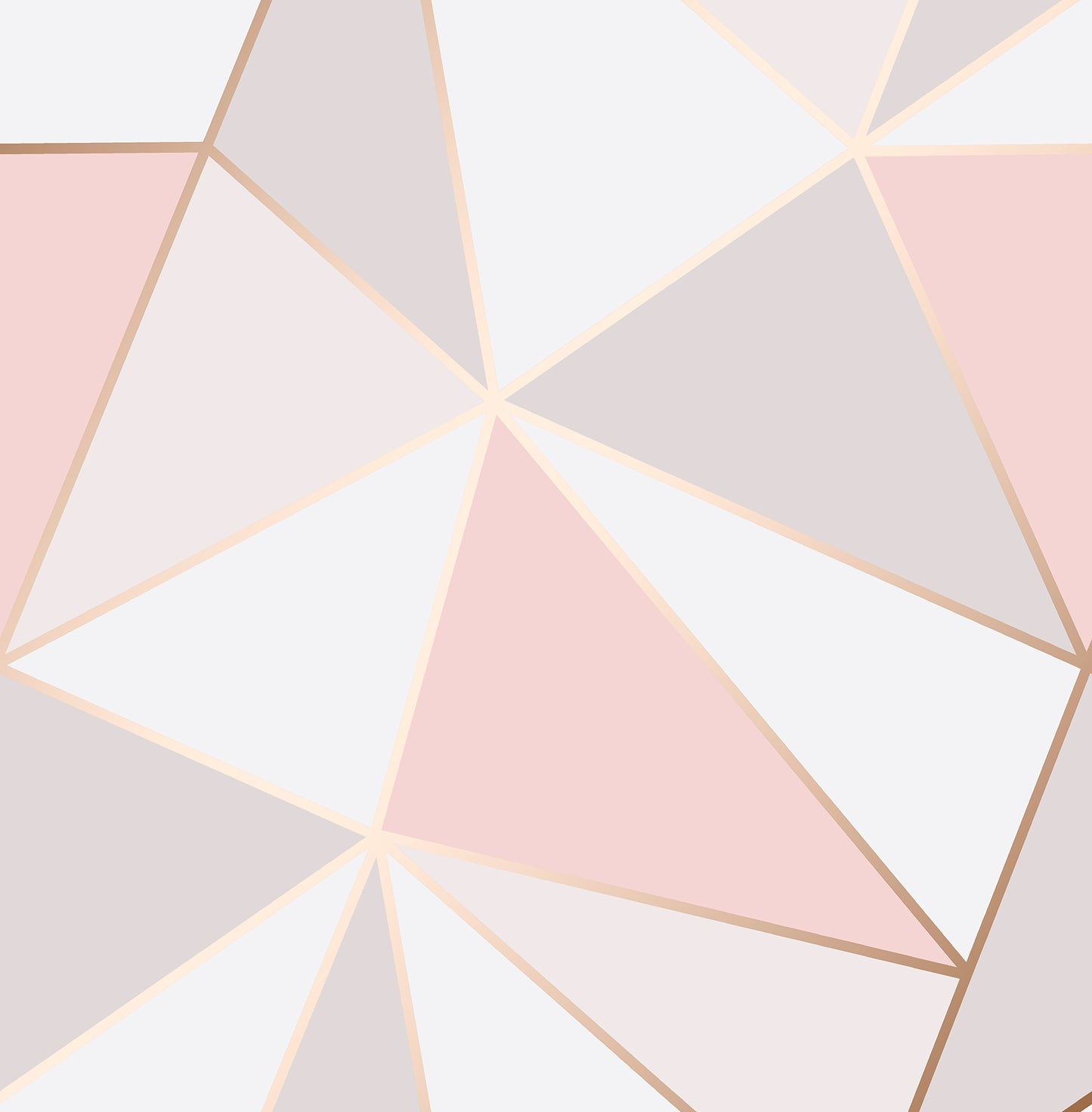 Fine Decor Arken Rose Gold Geometric Wallpaper, 20.5-in by 33-ft