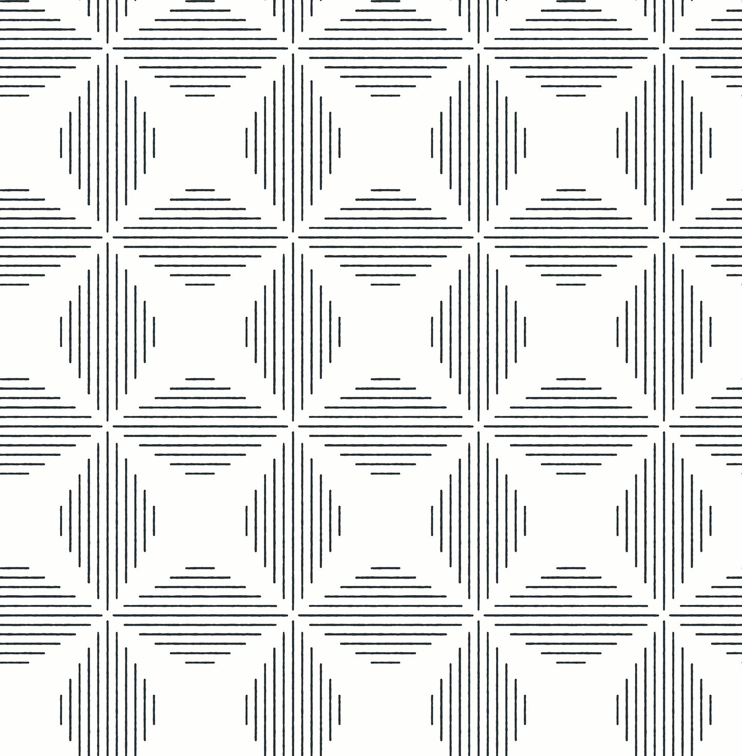 A-Street Prints Telestar Black Geometric Wallpaper, 20.5-in by 33-ft