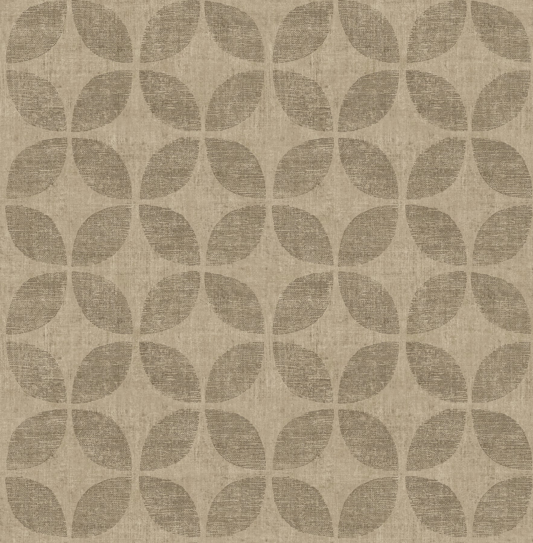 A-Street Prints Polaris Brass Geometric Wallpaper, 20.5-in by 33-ft