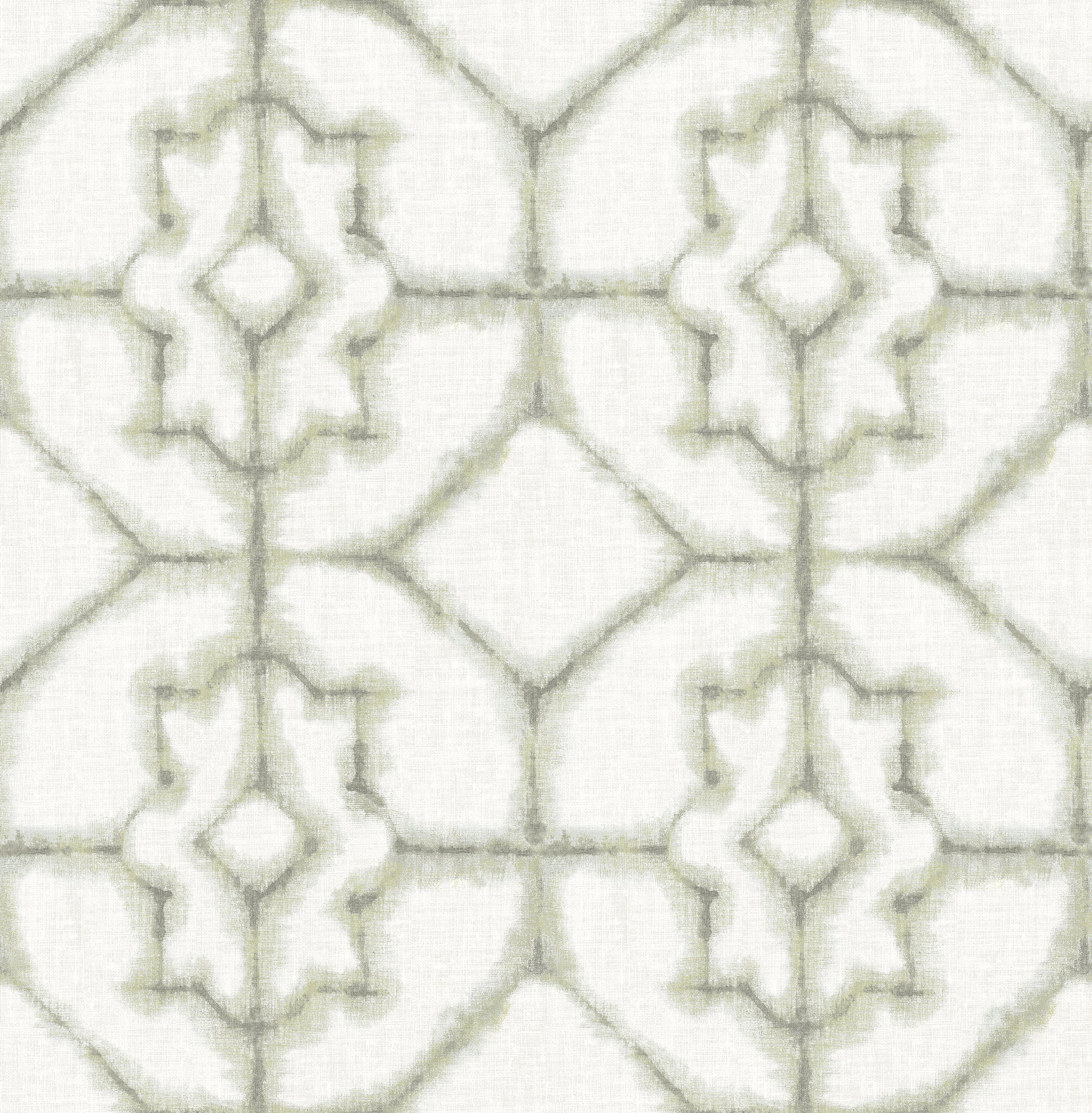 A-Street Prints Verandah Moss Shibori Wallpaper, 20.5-in by 33-ft